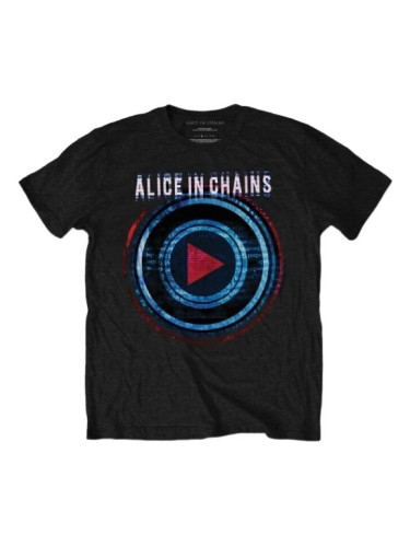 Alice in Chains Риза Played Unisex Black S