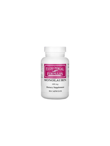 Монолаурин - Имунитет, защита от инфекции, енергия, 600 mg, 90 капсули