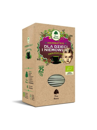 Билков чай за деца и бебета, БИО, 25 пакетчета х 2 g | Dary Natury