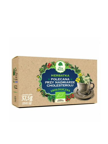 Чай за нормализиране на холестерола БИО, 25 филтърни пакетчета х 1.5 g | Dary Natury