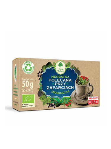 Чай при запек (констипация), БИО, 25 филтърни пакетчета х 2 g | Dary Natury