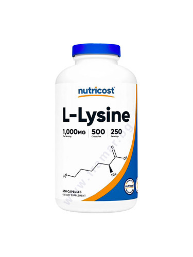 НУТРИКОСТ L-ЛИЗИН капсули 500 мг * 500