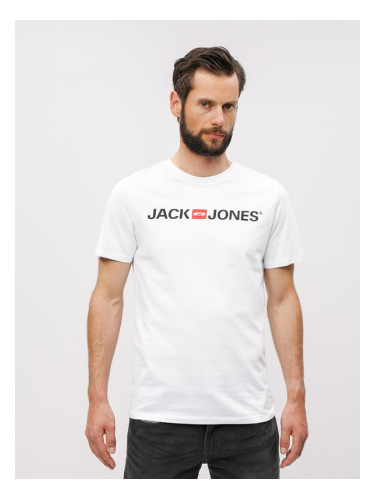 Jack & Jones T-shirt Byal