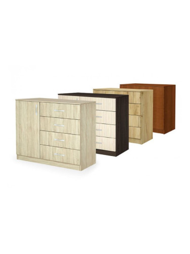 Скрин Мебели Богдан Модел 275 / 3008, с 4 чекмеджета и вратичка