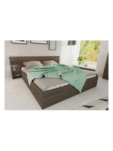 Спалня с нощни шкафчета Mod 2007, Орех адмирал