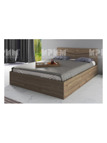 Спалня модел 175 / 2010 за матрак 140/200, Орех адмирал