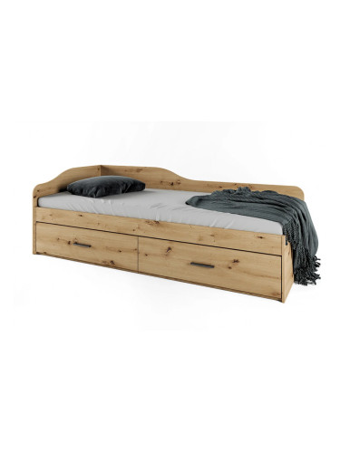 Легло Mod 2023 с чекмеджета, Дъб артисан