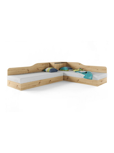 Ъглови легла Mod 2001, Дъб артисан