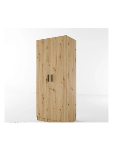 Двукрилен гардероб Mod 1001, Дъб Артисан