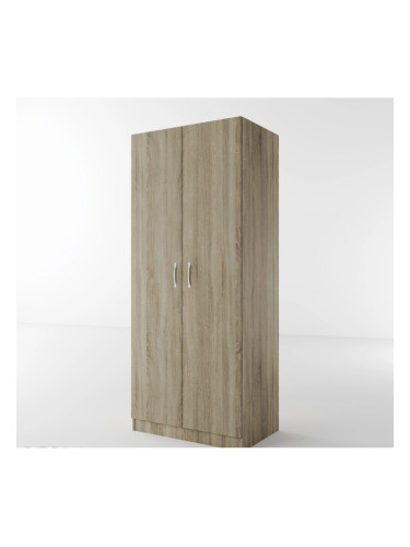 Двукрилен гардероб Mod 1001, Сонома тъмна