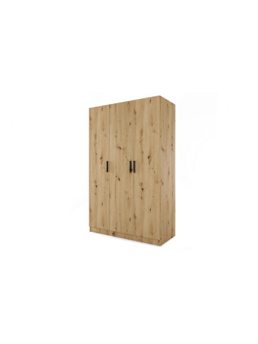 Трикрилен гардероб Mod 1002, Дъб артисан