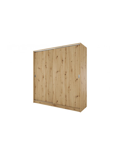 Гардероб с плъзгащи врати Mod 1009, Дъб артисан