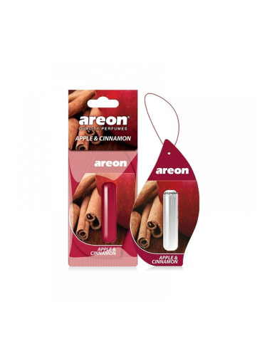 Areon Ароматизатор за кола - Ябълка и канела, течен, 5 ml