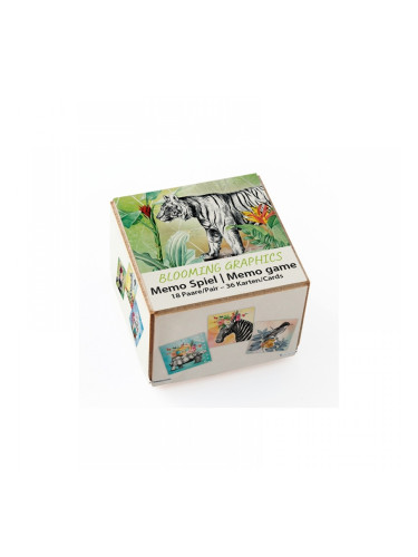 Gespaensterwald Мемори игра, графики на цветя и животни, 36 карти