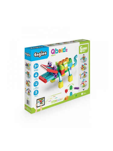 Engino Конструктор Qboidz - Aлигатор, 5 в 1