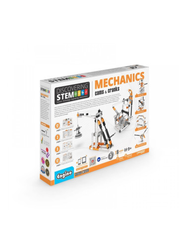 Engino Конструктор STEM Mechanics - Манивели и зъбци