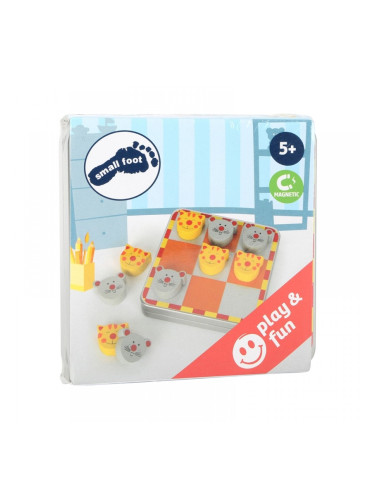 Small Foot Морски шах с котки и мишки, магнитни, дървени