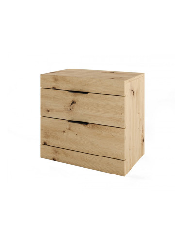 Нощно шкафче Mod 3074, Дъб артисан, 500/350/510