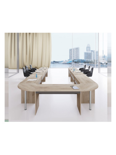 Офис комплект Mod 9094, Сонома арвен 629 и сив кобалт гланц