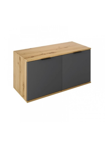 Шкаф за обувки Mod 4081, Дъб артисан, графит