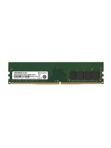 Памет Transcend 8GB JM DDR4 2666Mhz U-DIMM 1Rx16 1Gx16 CL19 1.2V