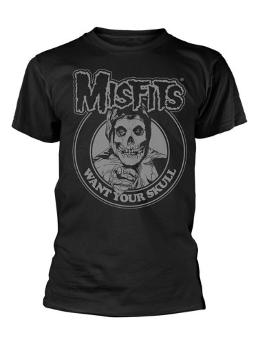 Misfits Риза Want Your Skull Unisex Black 2XL