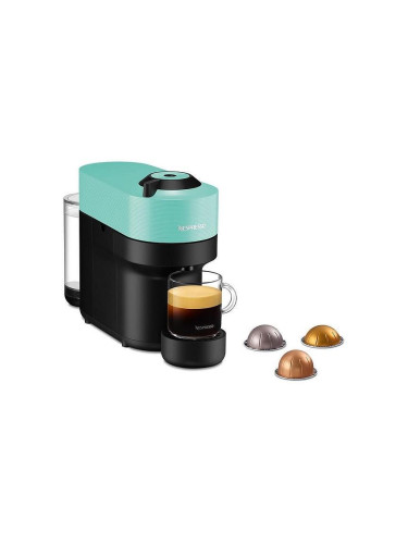 Кафемашина с капсули NESPRESSO VERTUO POP Mch Aqua Mint , 1500 W