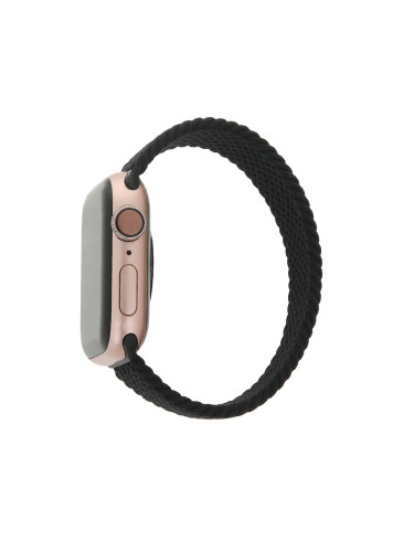 Каишка bSmart Elastic band M за часовник Apple iWatch 38/40/41mm дължина 145mm, Черна