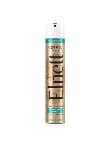 L'Oréal Paris Elnett Micro-Diffusion Hairspray Fragrance Free Лак за коса за жени 300 ml