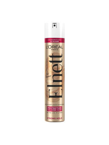 L'Oréal Paris Elnett Micro-Diffusion Hairspray Protection Colored Hair Лак за коса за жени 300 ml