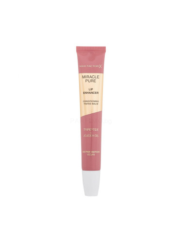 Max Factor Miracle Pure Lip Enhancer Балсам за устни за жени 12 ml Нюанс 050 Pink Matcha