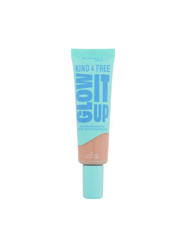 Rimmel London Kind & Free Glow It Up Moisturising Skin Tint Фон дьо тен за жени 30 ml Нюанс 201 Classic Beige