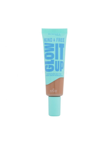 Rimmel London Kind & Free Glow It Up Moisturising Skin Tint Фон дьо тен за жени 30 ml Нюанс 400 Natural Beige