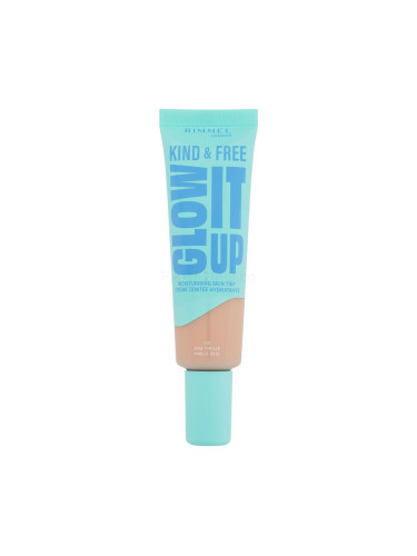 Rimmel London Kind & Free Glow It Up Moisturising Skin Tint Фон дьо тен за жени 30 ml Нюанс 150 Rose Vanilla