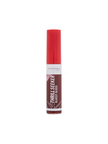 Rimmel London Thrill Seeker Glassy Gloss Блясък за устни за жени 10 ml Нюанс 750 Frosted Berry