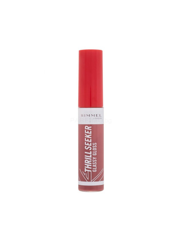 Rimmel London Thrill Seeker Glassy Gloss Блясък за устни за жени 10 ml Нюанс 700 Sprinkled Sugar