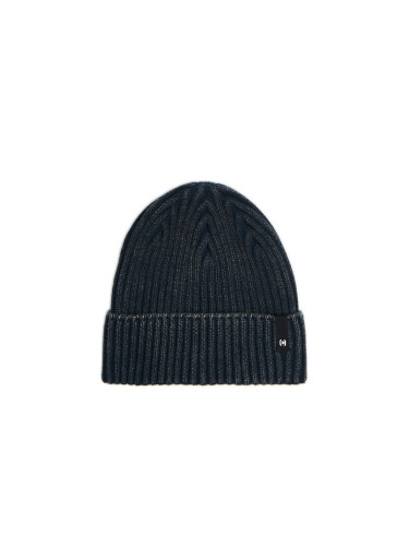 Cropp - Шапка beanie с нашивка - тъмносин