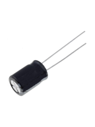 Кондензатор електролитен 22uF, 16V, THT, Ф6.3x12mm