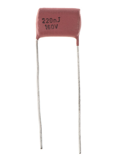 Кондензатор, полиестерен, ±10%, 160VDC, 220nF, THT, МПТ