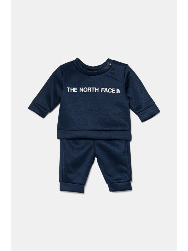 Детски анцуг The North Face BABPOLSET в тъмносиньо NF0A89GW8K21