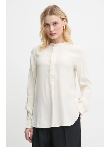 Блуза G-Star в бежово с изчистен дизайн D24441-D724