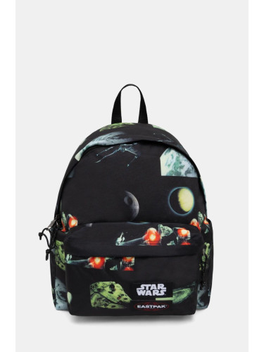 Раница Eastpak Star Wars в черно голям размер с десен EK0A5BG41Q11