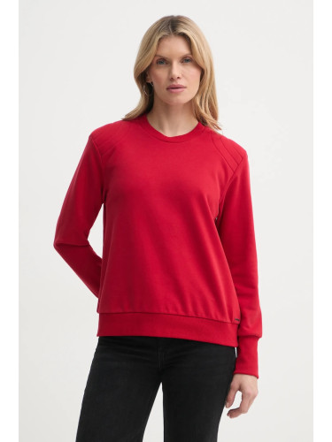 Суичър G-Star в червено с изчистен дизайн D26409-D704