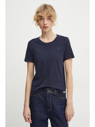 Памучна тениска G-Star в тъмносиньо
