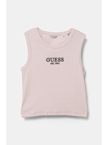 Детски топ Guess в розово J4YI16 KBZP4