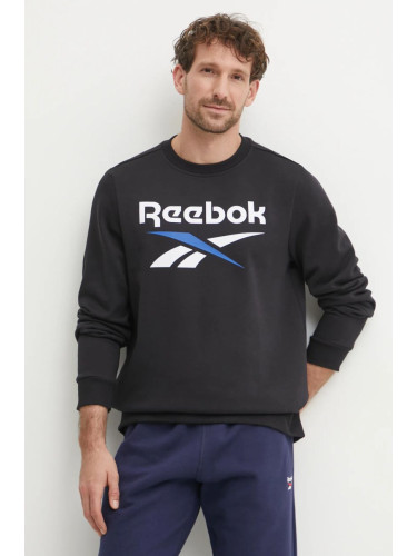 Суичър Reebok в черно с принт 100206935