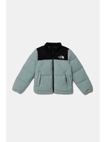 Детско пухено яке The North Face KID 1996 RETRO NUPTSE JACKET в тюркоазено NF0A82TS1OC1