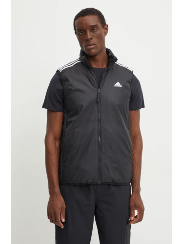 Елек adidas Essentials мъжки в черно преходен модел IZ0505