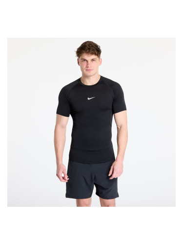Тениска Nike Pro Men's Dri-FIT Tight Short-Sleeve Fitness Top Black/ White M
