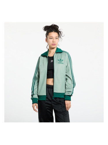 Суитшърт adidas Adicolor Classic Track Top Silver Green L